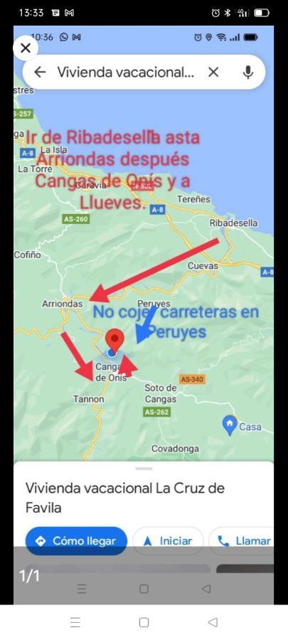 Casa La Cruz A 2Km De Cangas De Onis Luaran gambar
